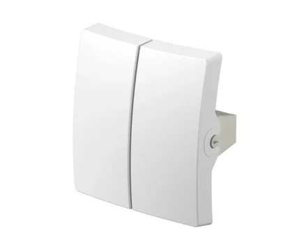 Вимикач сход. 2-кл. 250V/10A ТЕМ EKONOMIK без рамки, білий