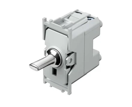 Кнопковий вимикач 1-кл 16А TEM MODUL 1M хром