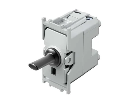 Вимикач кнопковий жалюзевий 1-кл 16А TEM MODUL 1M антрацит