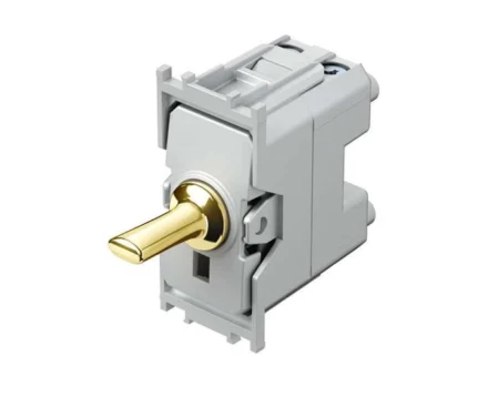 Вимикач перехресний 1-кл 16АХ TEM MODUL 1M золотий