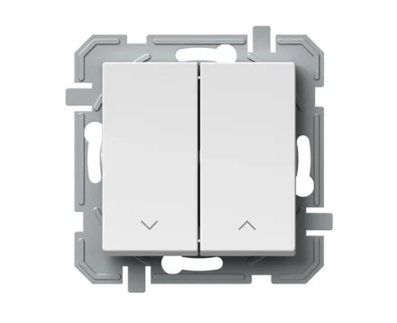 Вимикач для жалюзі, 250V/10A TEM LOGIQ, білий