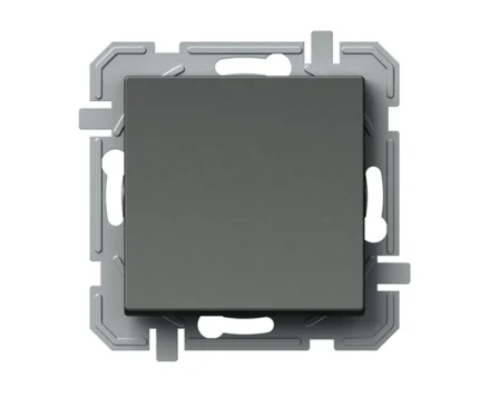 Вимикач "#" перехр. 250V/10A TEM LOGIQ, антрацит