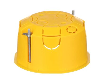Junction box for flush-mounting Ø80 for hollow walls with lid UNIKA PLANK MB102