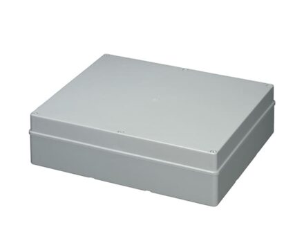 Коробка розподільча зовнішня 460x380х120мм IP56 з суцільними стінками ELETTROCANALI EC410C10