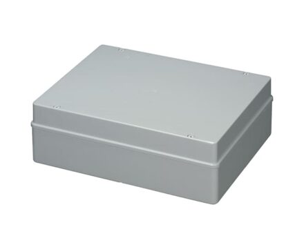 Коробка розподільча зовнішня 380x300х120мм IP56 з суцільними стінками ELETTROCANALI EC410C9