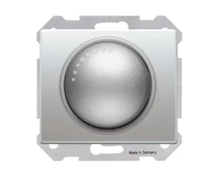 Світлорегулятор SIEMENS DELTA Iris 500W, алюміній ф'южн