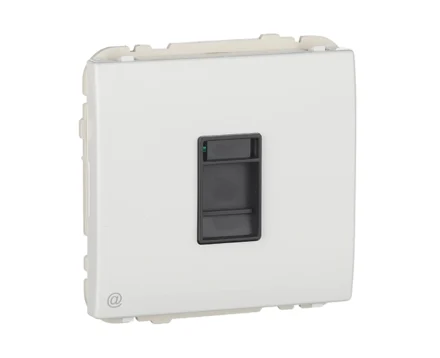 Розетка PC Efapel Apolo RJ45 5e білий глянцевий
