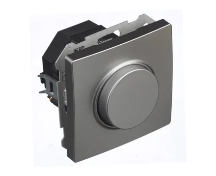 Світлорегулятор SIEMENS DELTA Style 500W, платина металік