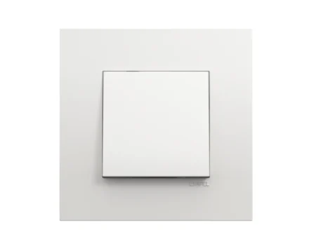 Вимикач 1кл. перехр. EFAPEL QUADRO 10АХ, 250V білий глянцевий