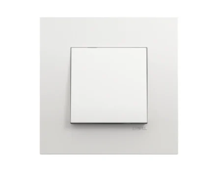 Вимикач 1кл. сход. EFAPEL QUADRO 10АХ, 250V, білий матовий