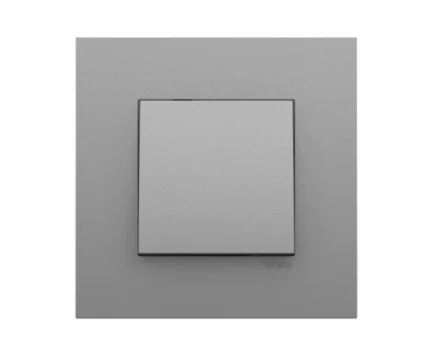 Кнопка дзвінка EFAPEL QUADRO алюміній