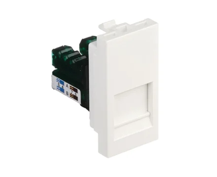 Розетка TF EFAPEL QUADRO RJ11 білий матовий