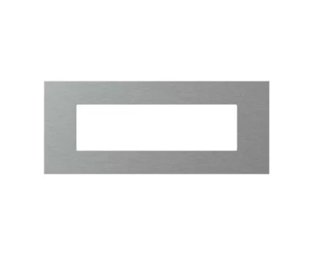 Рамка 7М TEM MODUL EDGE метал срібний